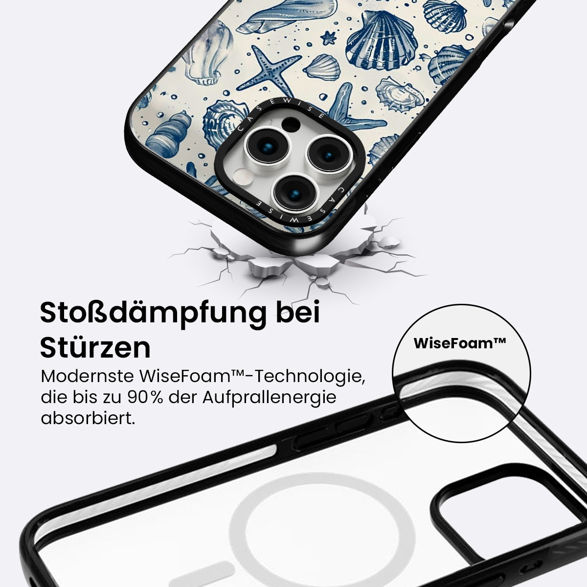 Muscheln und Seestern - Hülle