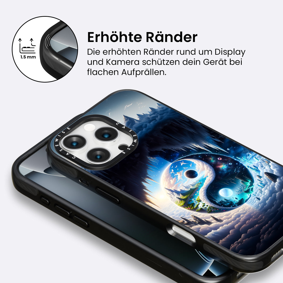 Gefrorener Yin und Yang - Hülle