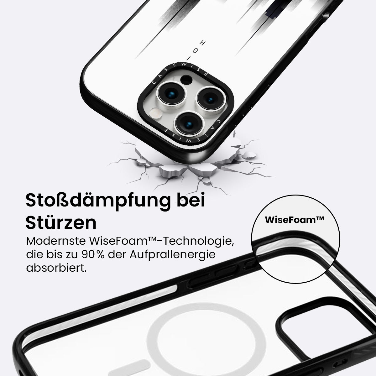 Grafik SkyHigh |Weiß - Hülle