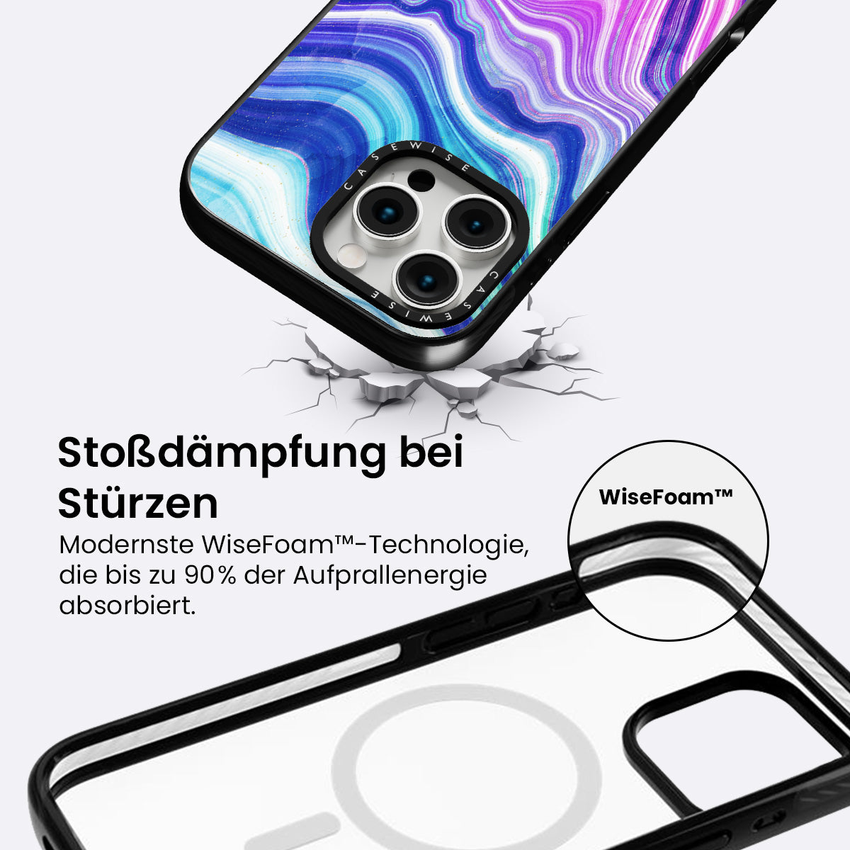 Neon -Achat -Textur 01 - Hülle