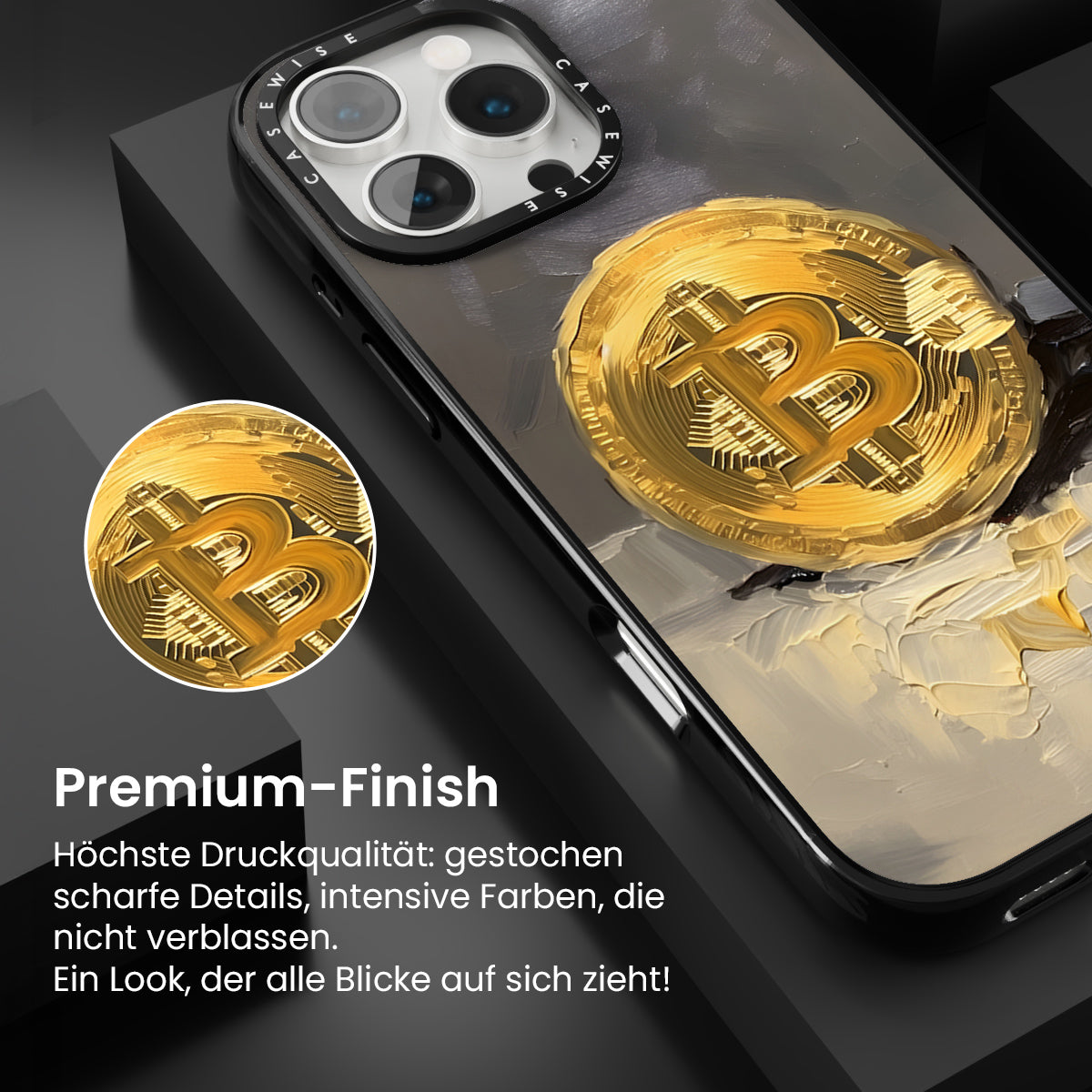 Bitcoin -Teigmalerei - Hülle