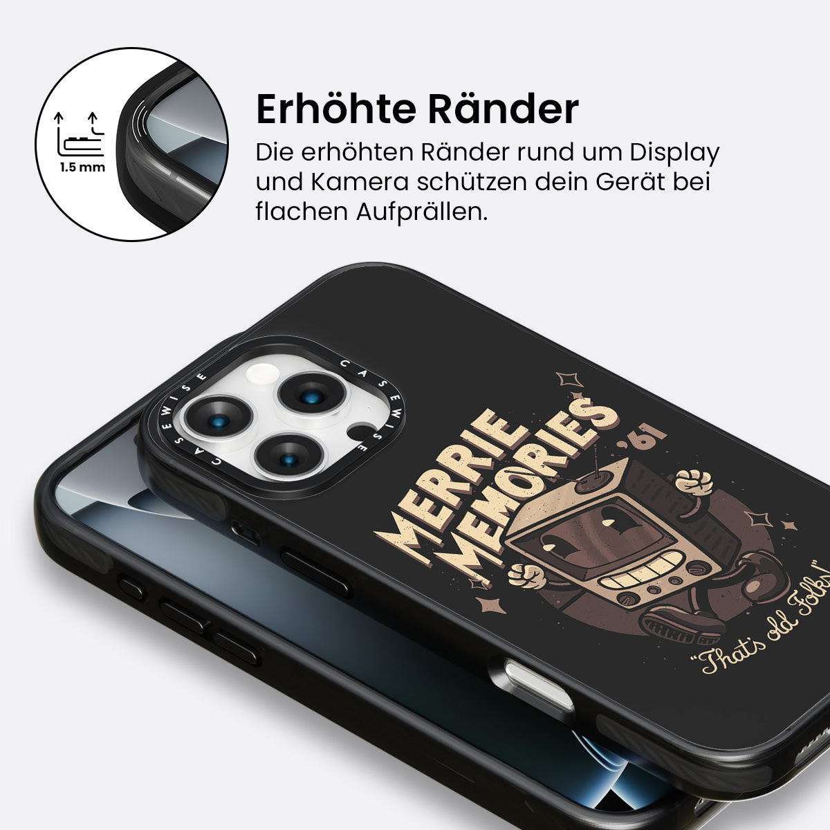 Merrie Erinnerungen 1 Holzkohle - Hülle