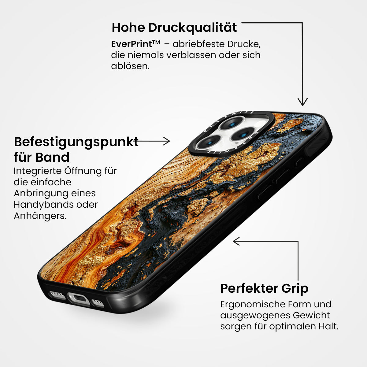 Vergoldetes Holz - Hülle