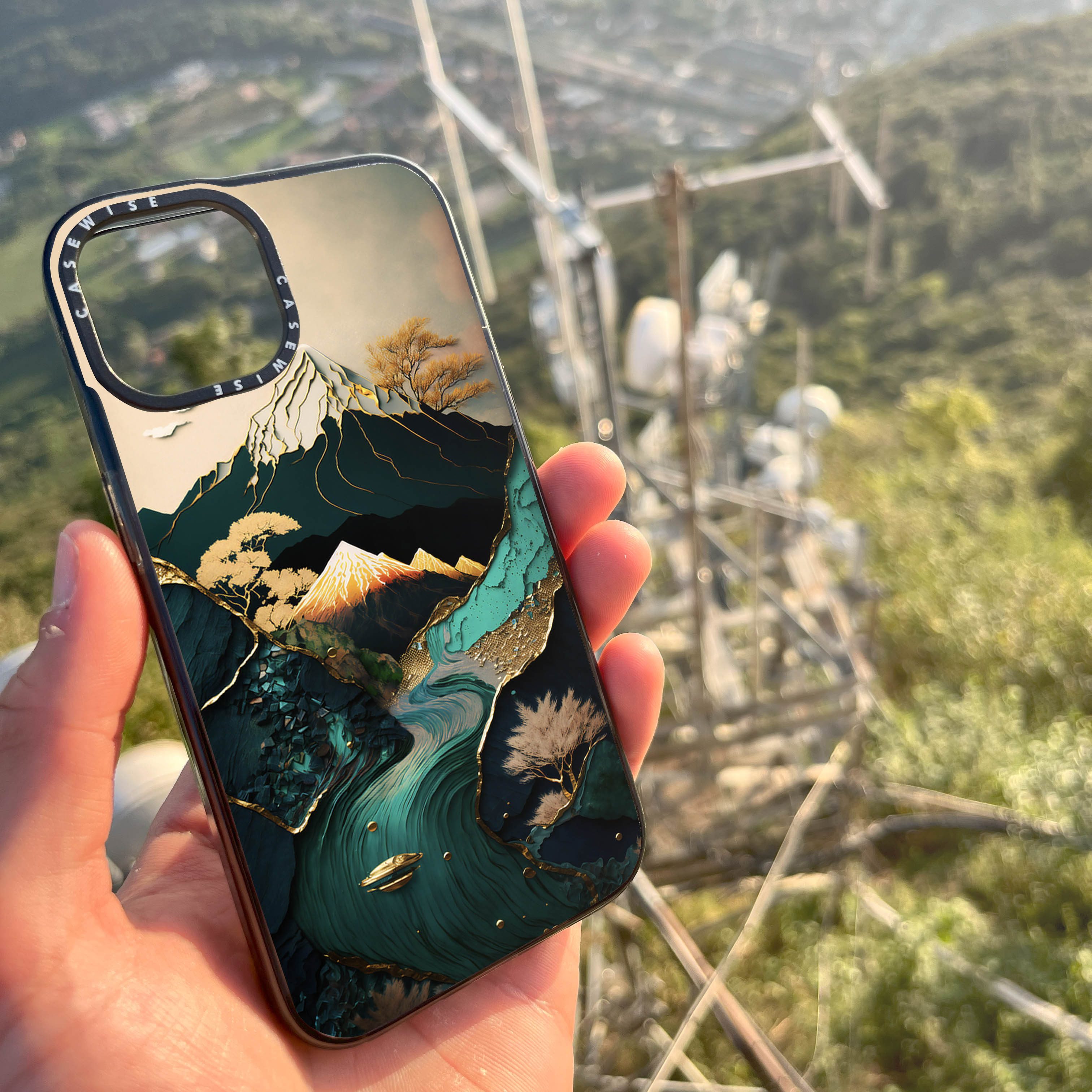 Zusammenfassung Mount Fuji Kunst - Hülle