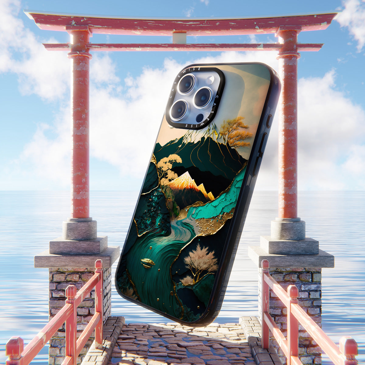 Zusammenfassung Mount Fuji Kunst - Hülle