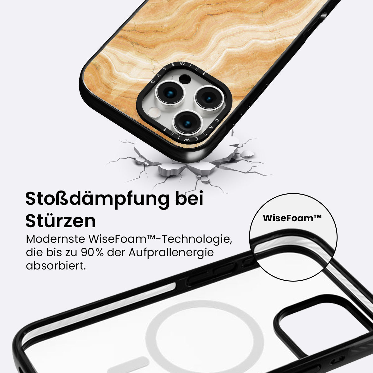 Goldene Achattextur 01 - Hülle