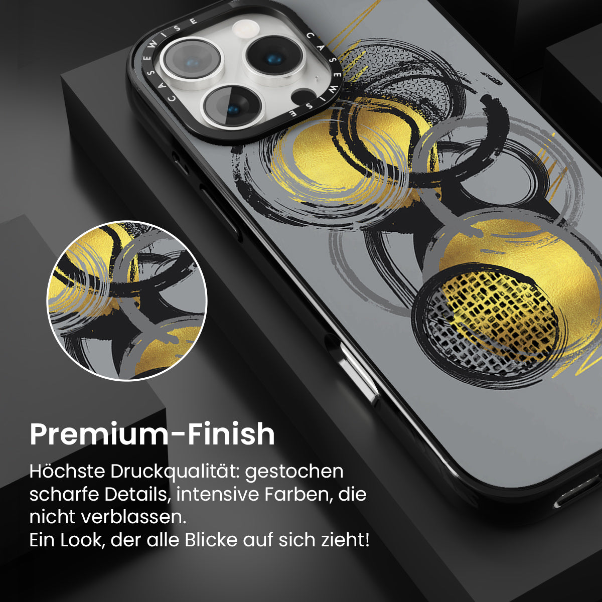 Dynamische Kunst Nr. 1 Gold - Lebensphase - Hülle