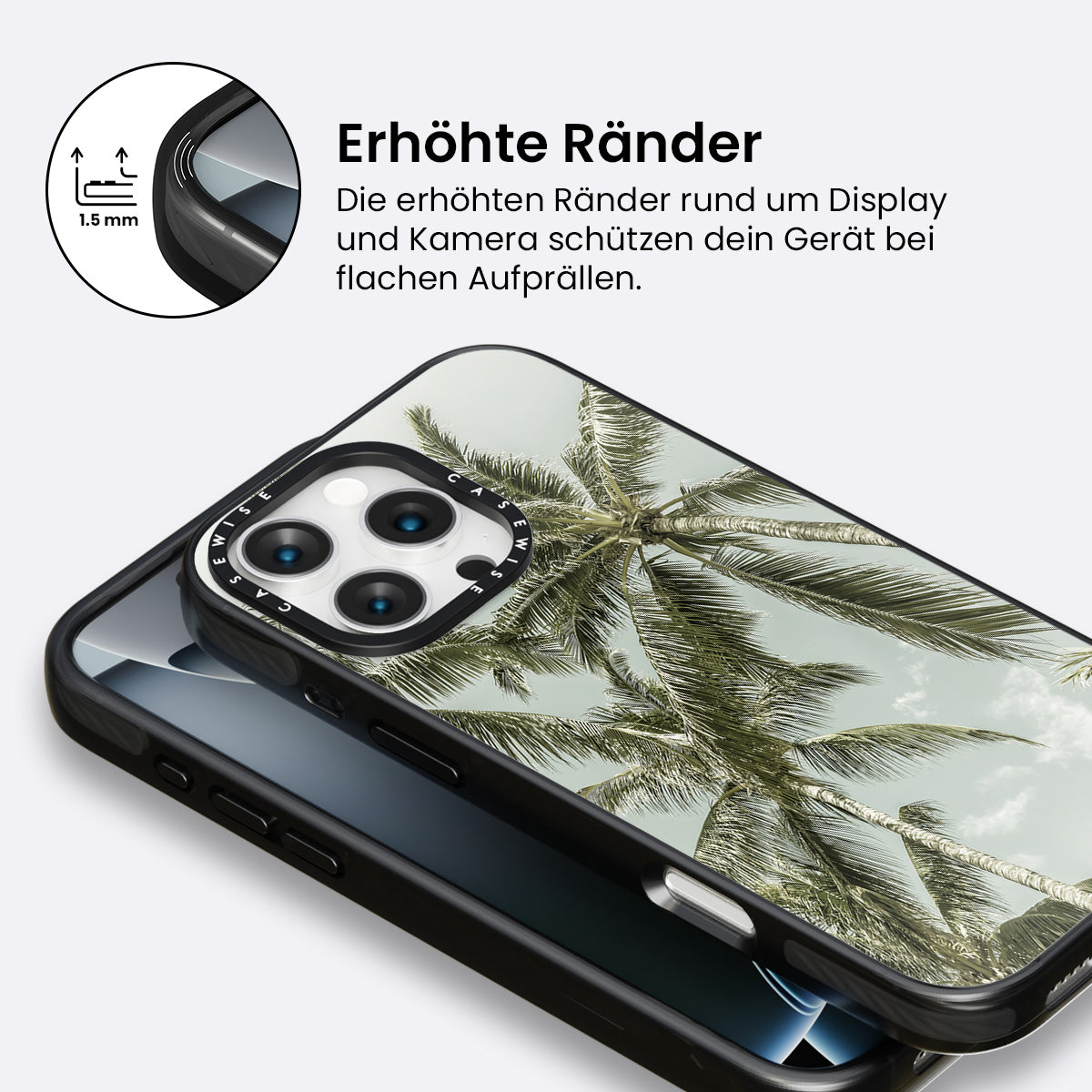 Schöne Palmen |Jahrgang - Hülle