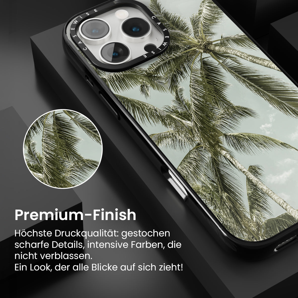 Schöne Palmen |Jahrgang - Hülle