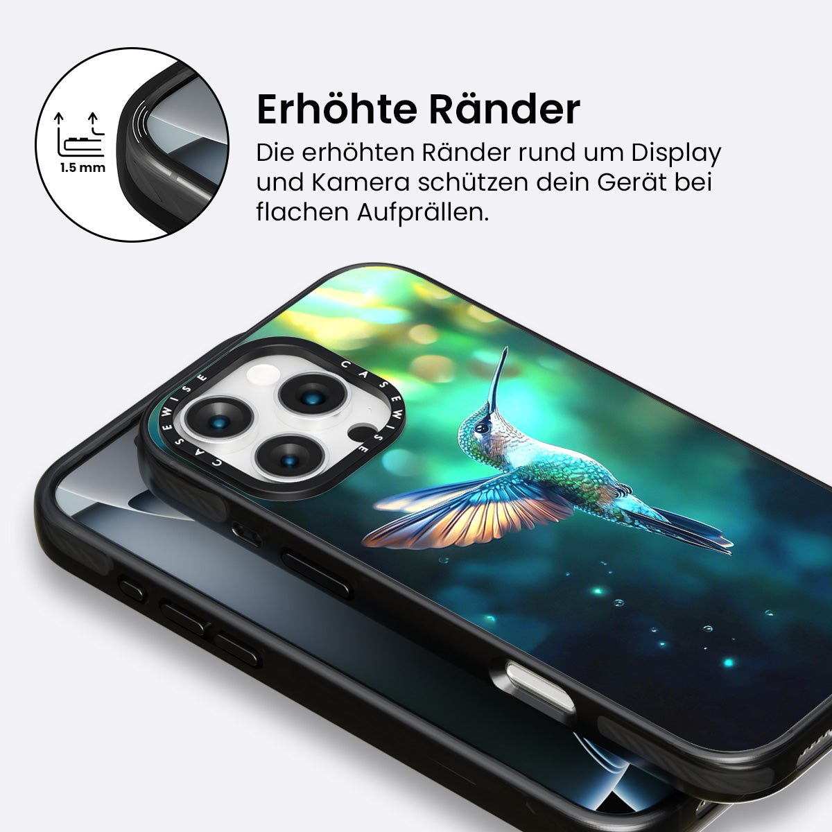 Benzin fliegendes Kolibri - Hülle