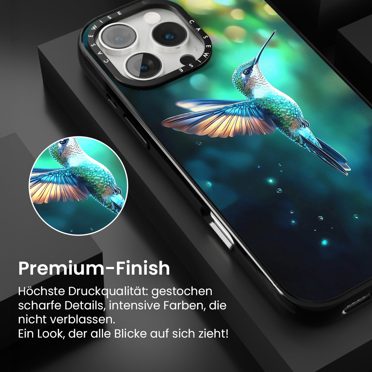 Benzin fliegendes Kolibri - Hülle