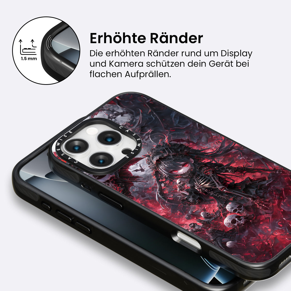 Schädel Anime Girl - Hülle