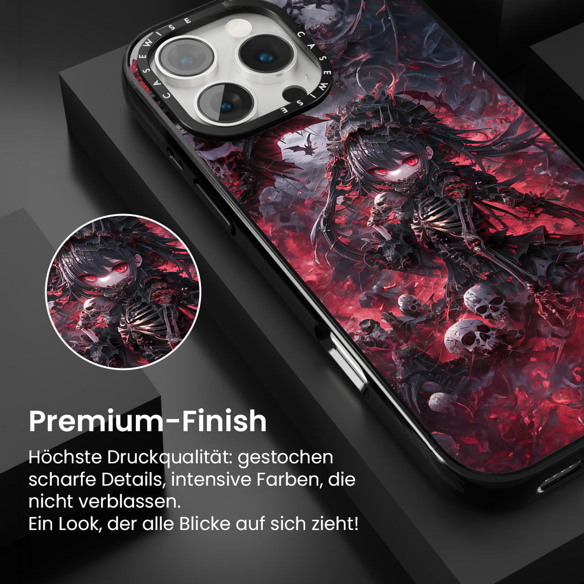 Schädel Anime Girl - Hülle