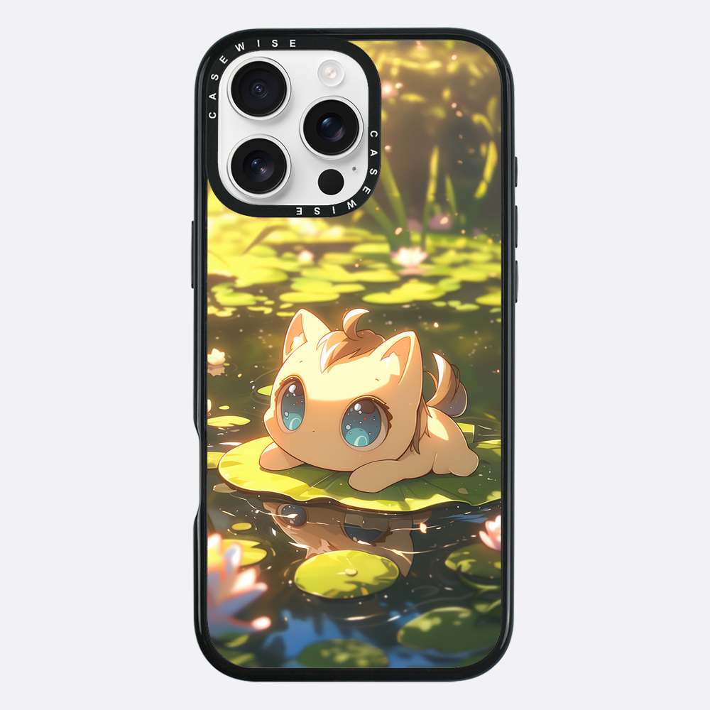 süße Anime -Katze - Hülle
