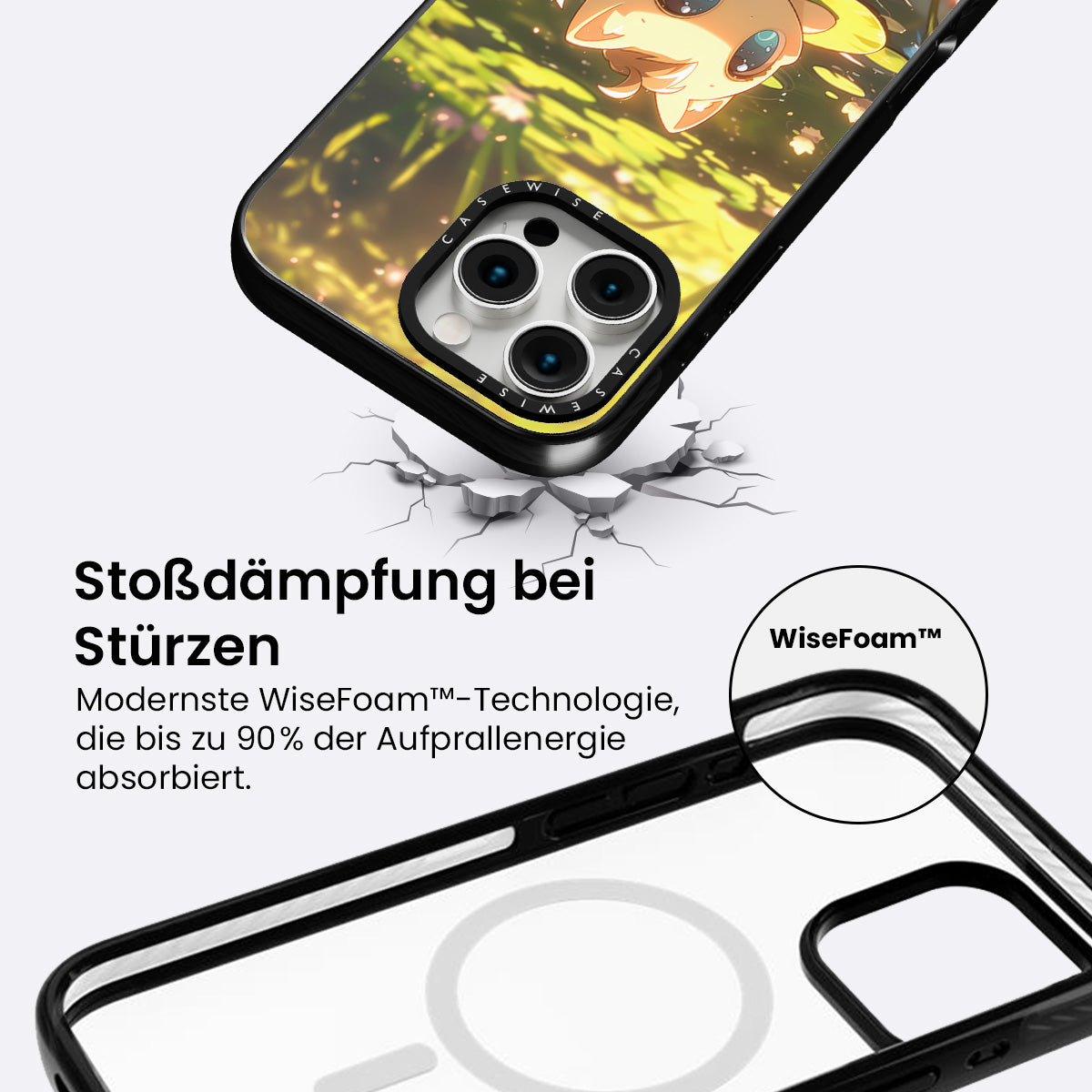 süße Anime -Katze - Hülle