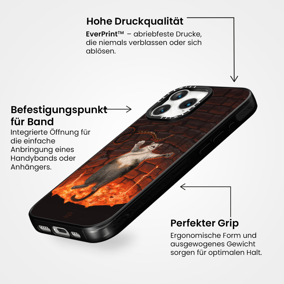 Katze in Lava fällt - Hülle