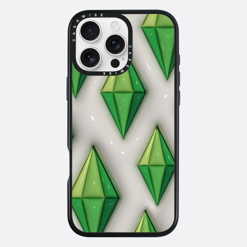 Plumbob -Muster mit den Sims - Hülle