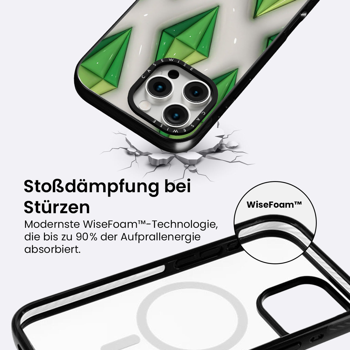 Plumbob -Muster mit den Sims - Hülle