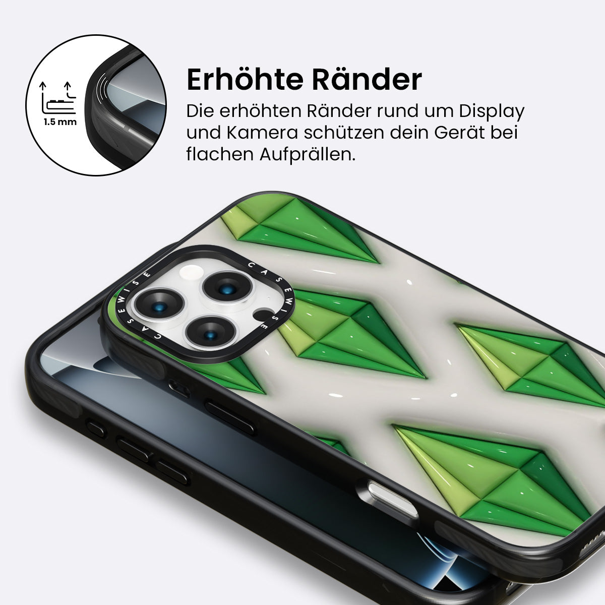 Plumbob -Muster mit den Sims - Hülle