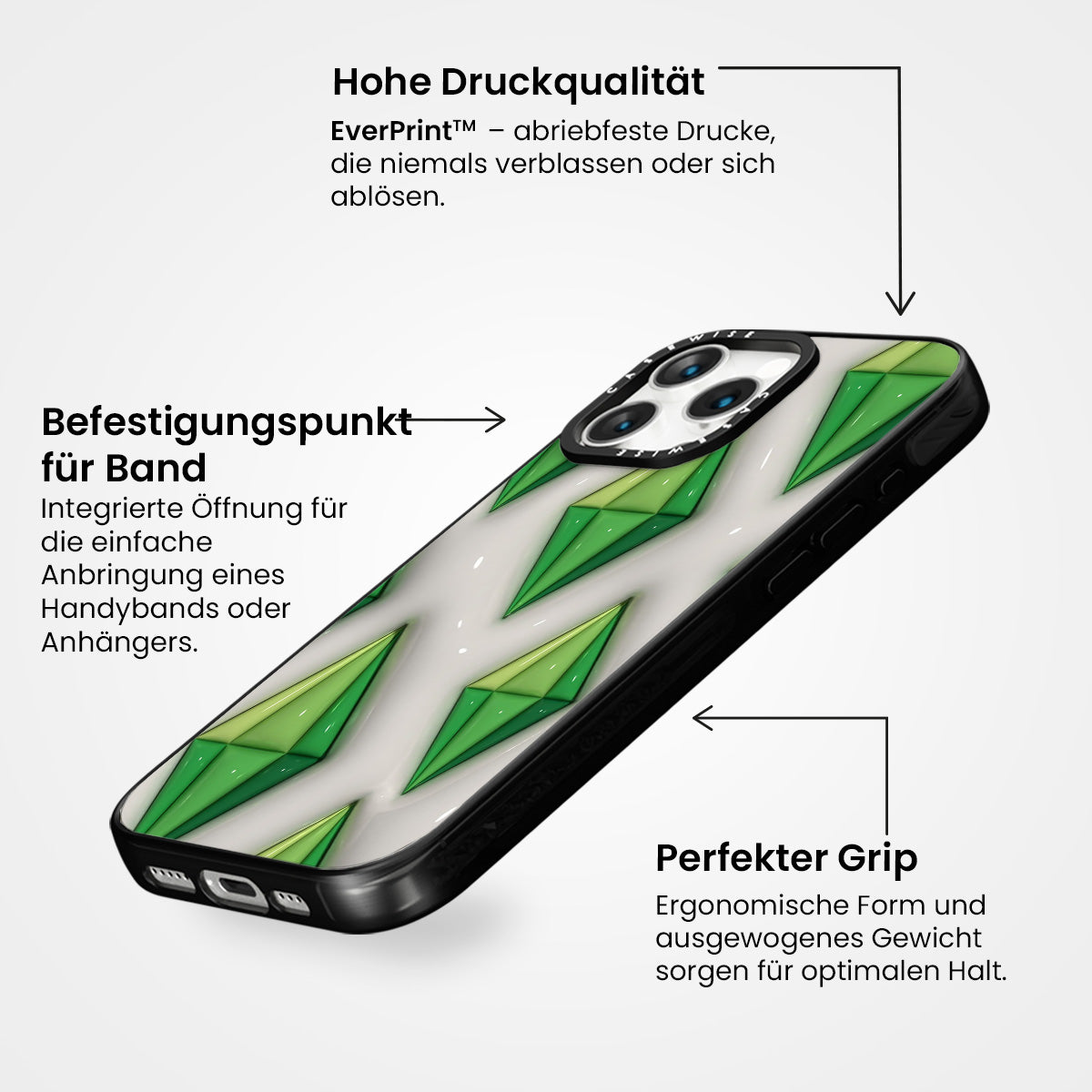 Plumbob -Muster mit den Sims - Hülle