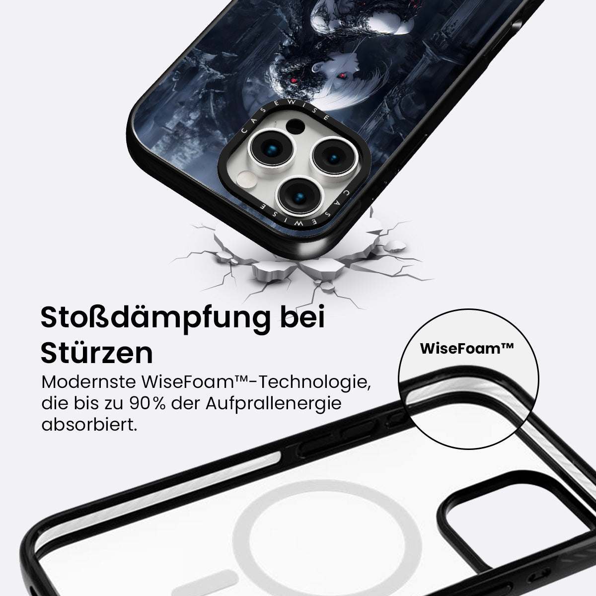 Das gotische schwarze Dämonmädchen - Hülle