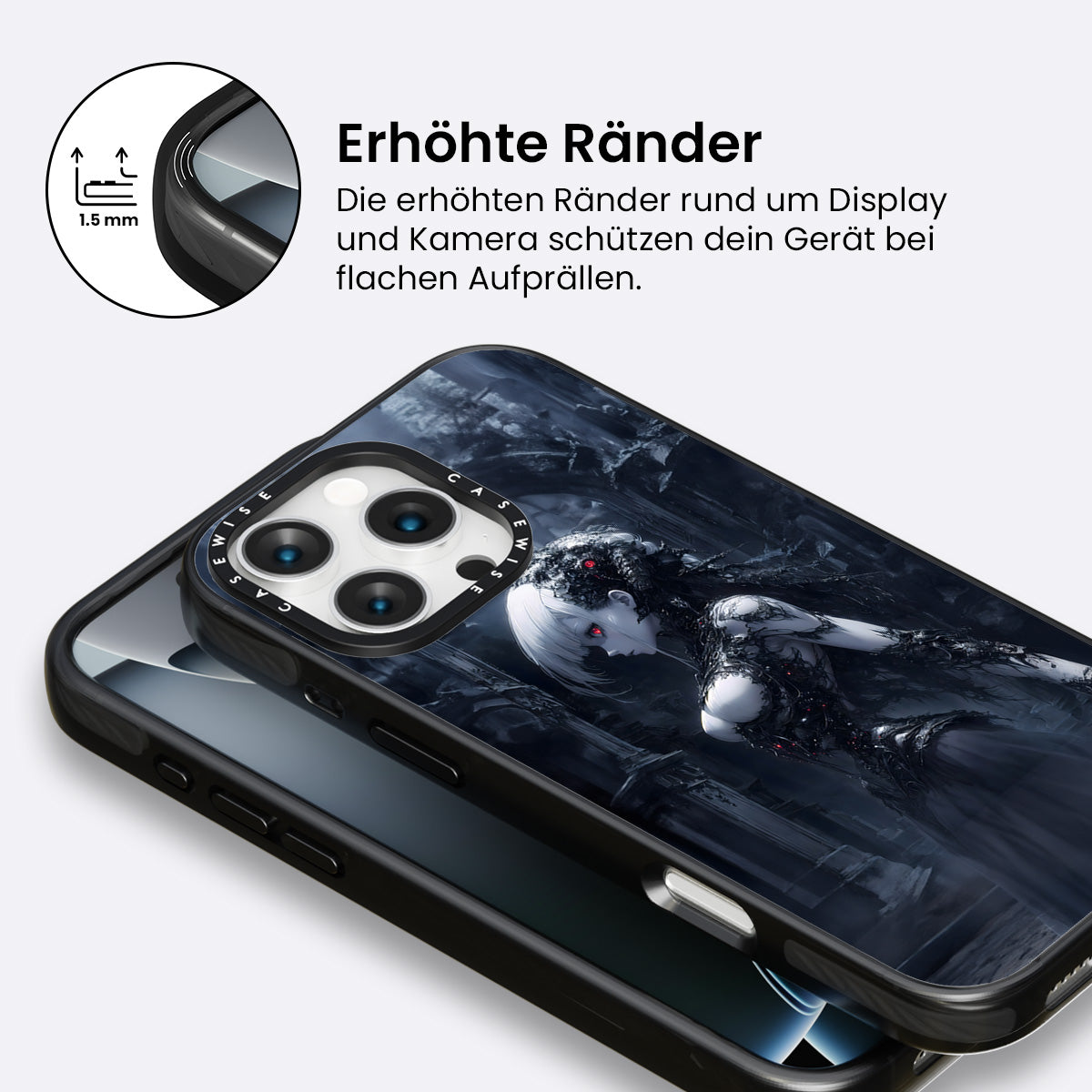 Das gotische schwarze Dämonmädchen - Hülle