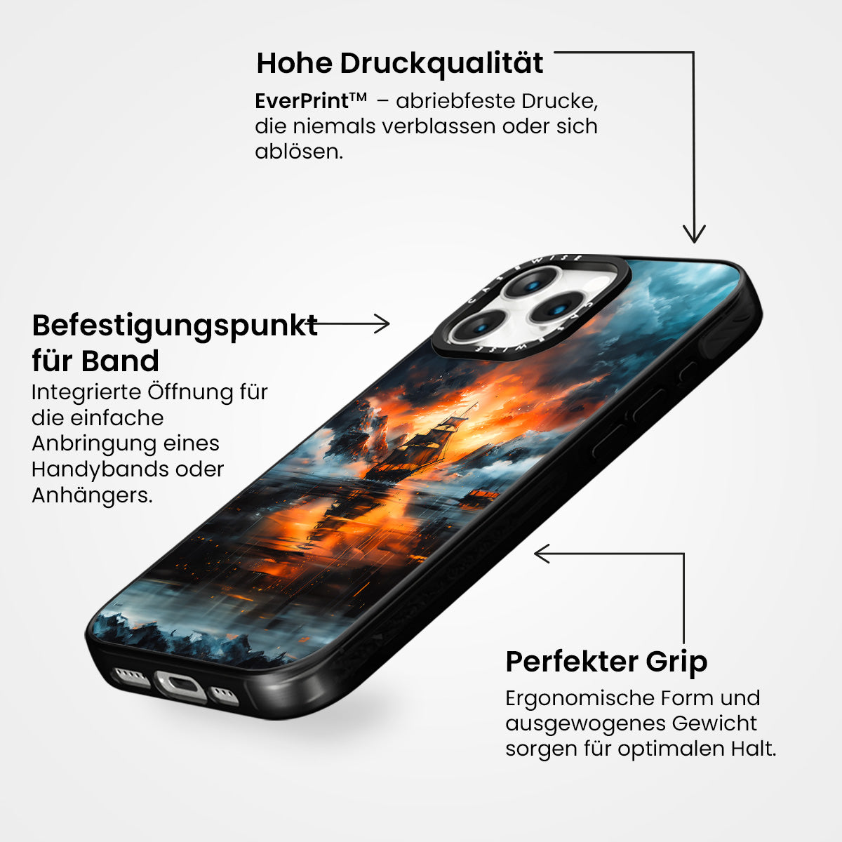 Piraten -Sonnenuntergang Ozean - Hülle