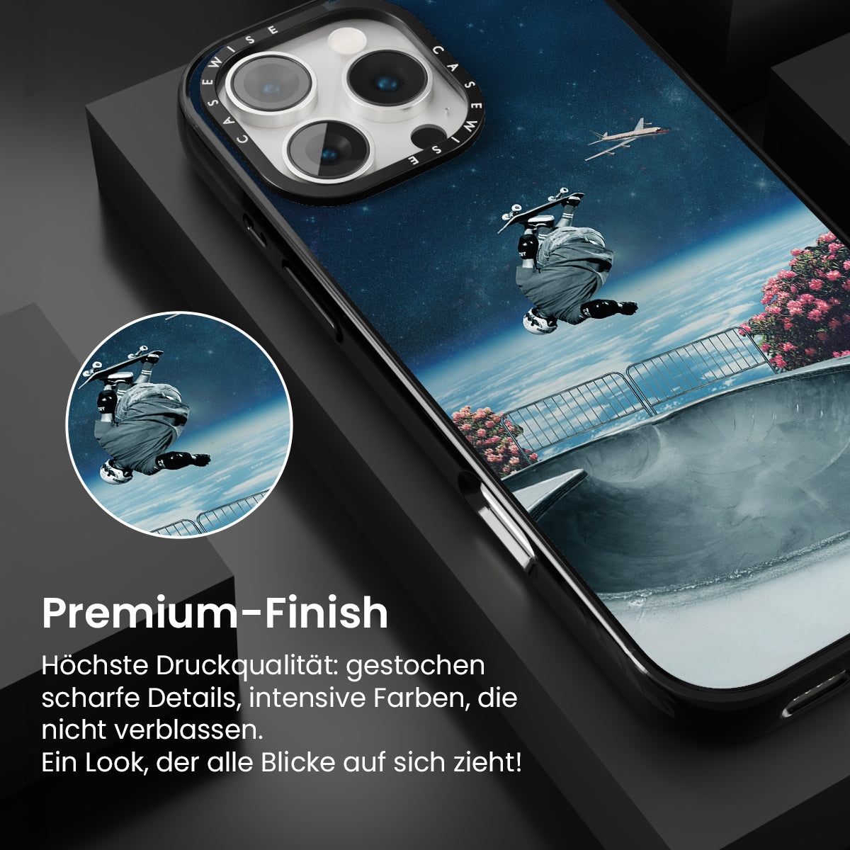 Fahren Sie Eislauf oder sterben - Hülle