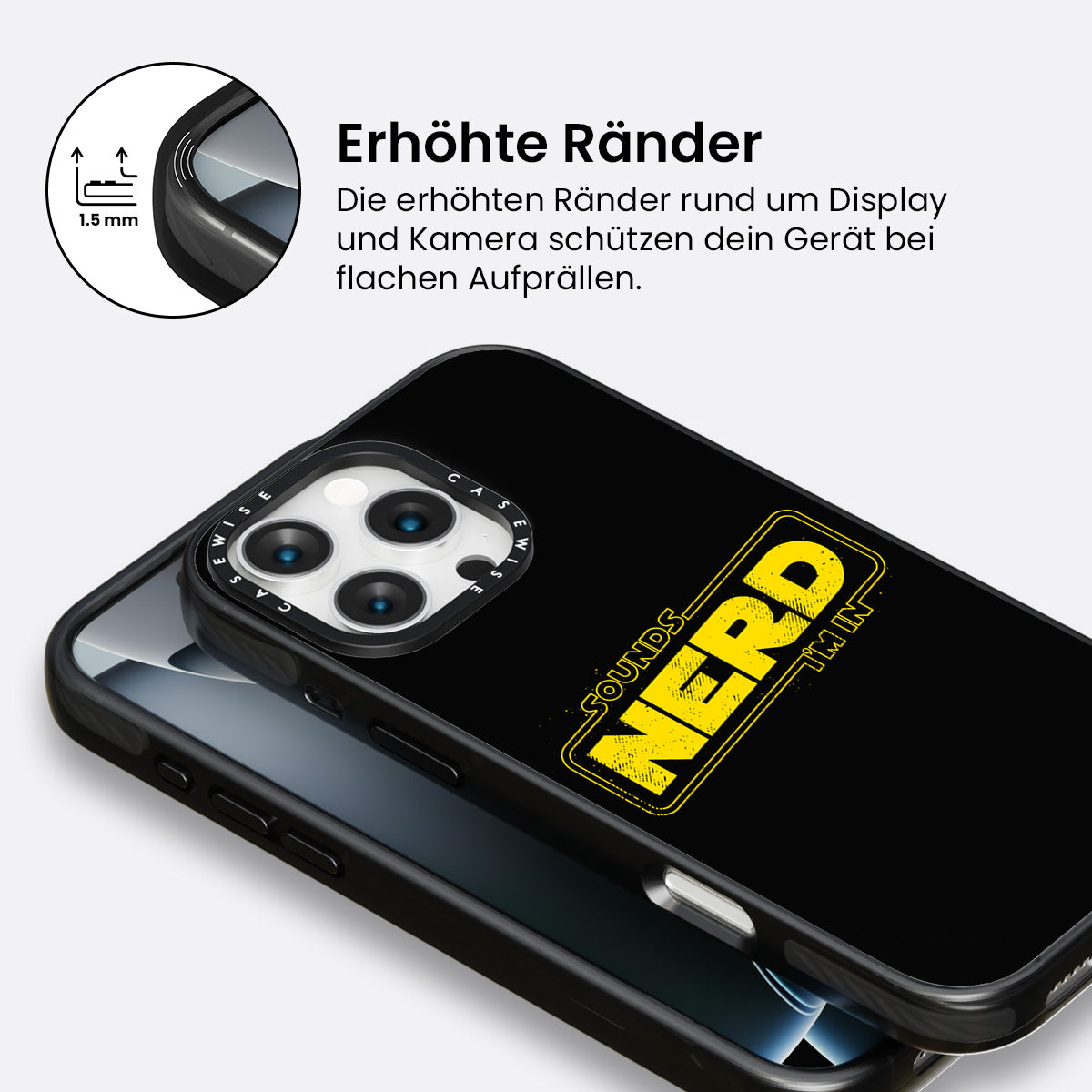 Klingt nerd 5 schwarz - Hülle
