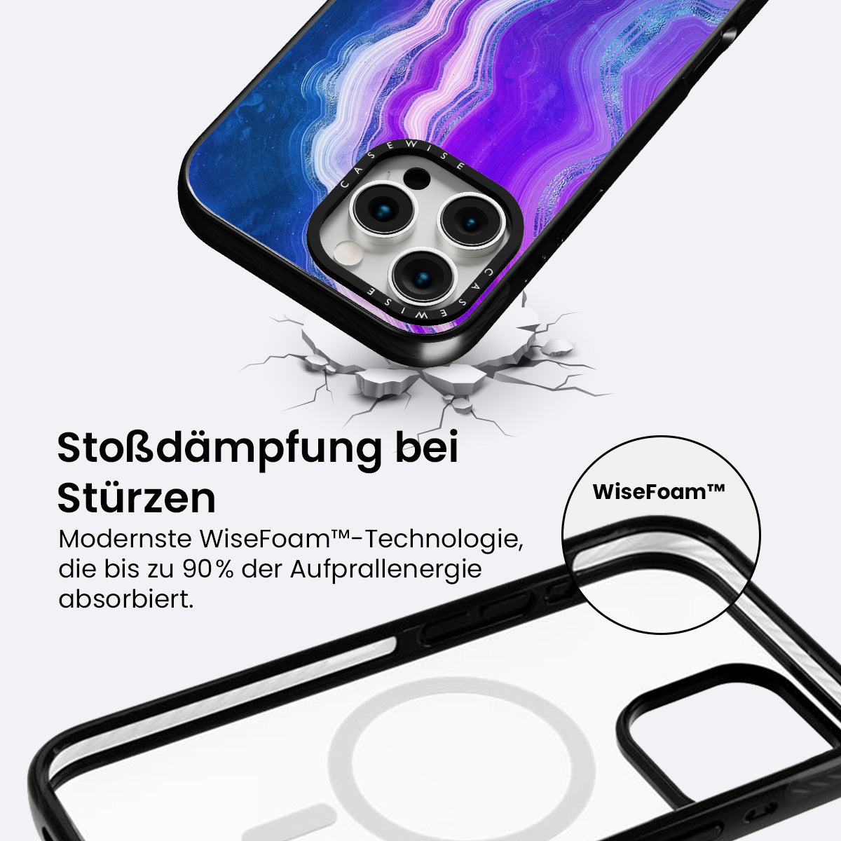 Neon -Achat -Textur 02 - Hülle