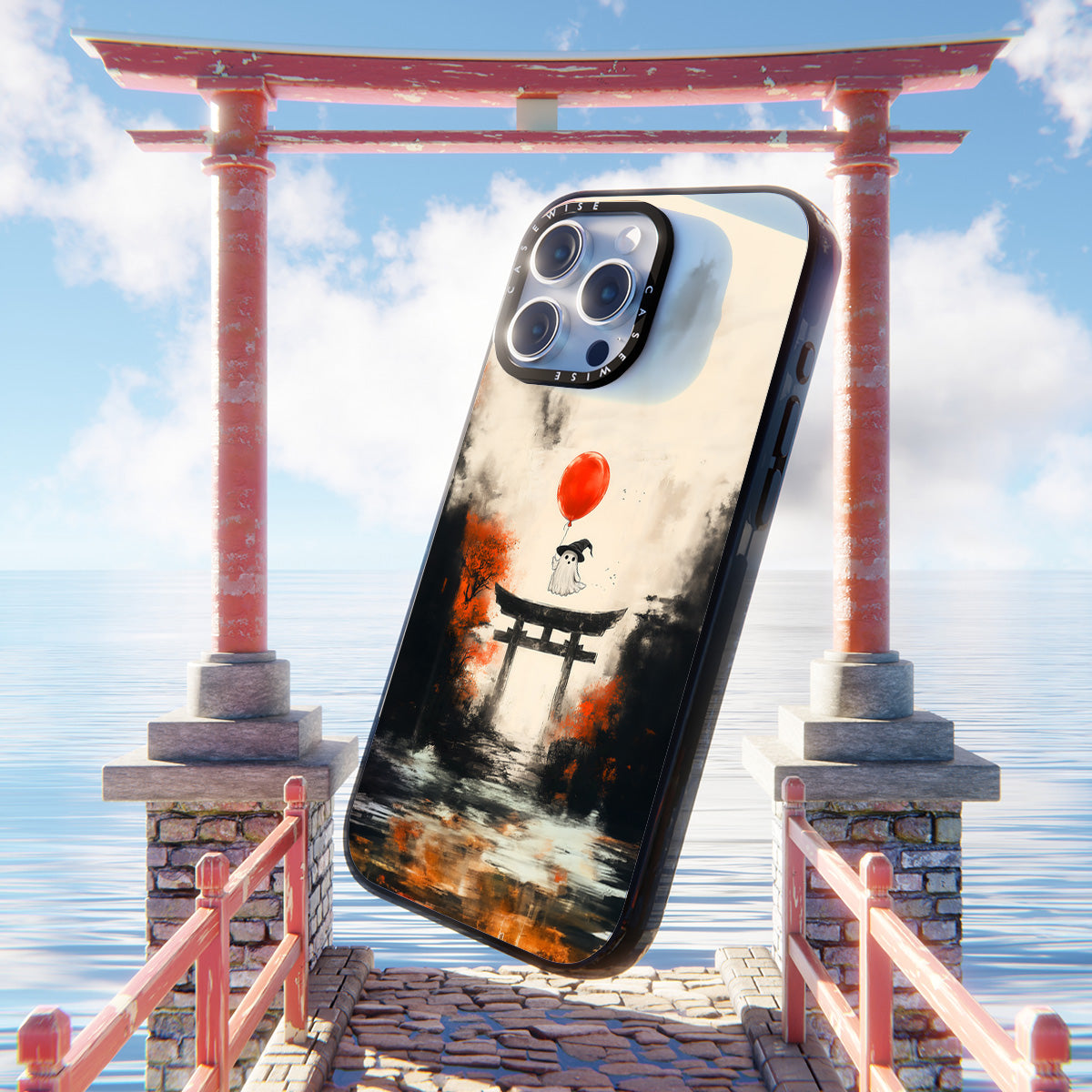 Ballon Blatt Ghost Torii Gate - Hülle