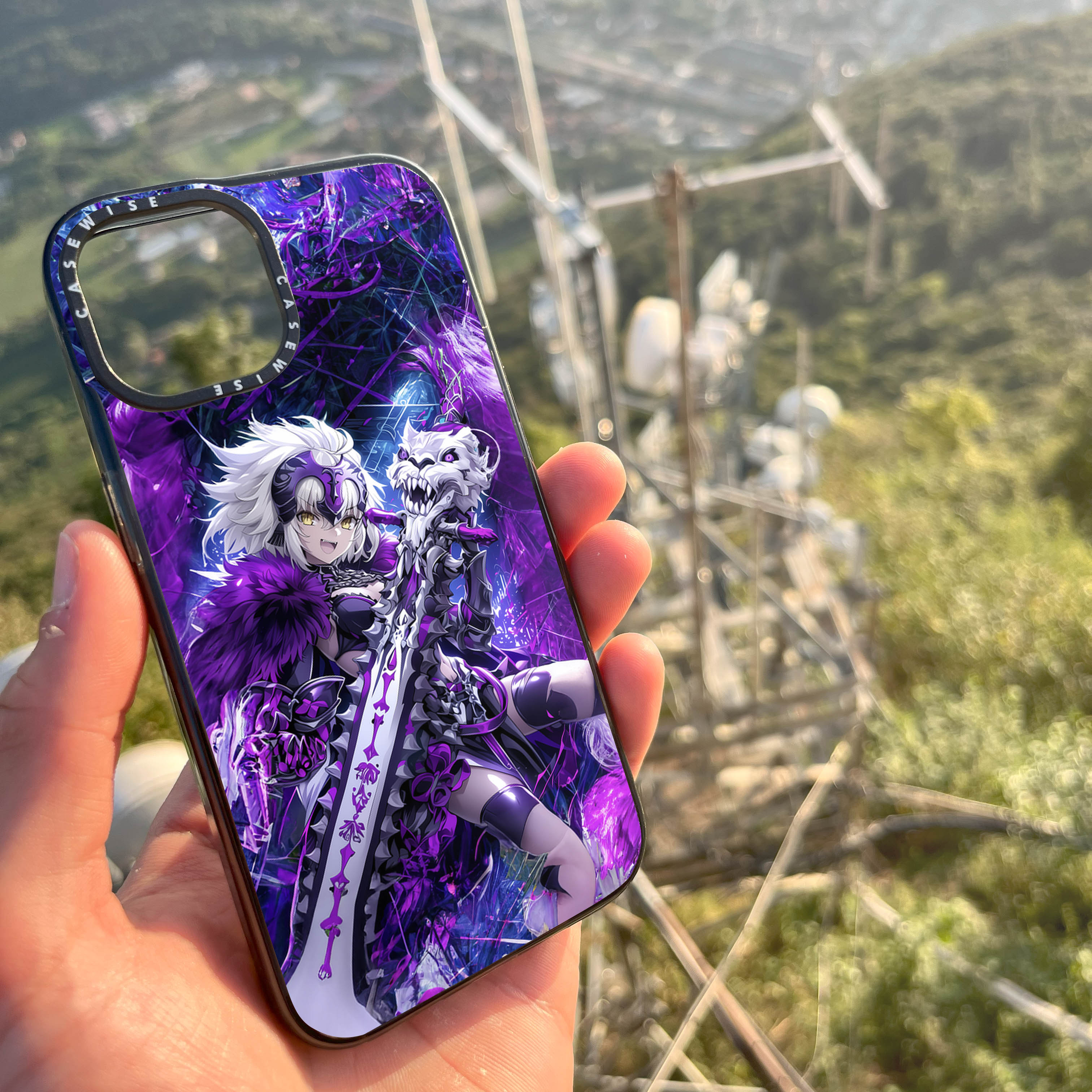 Skelett Wolf Purple Girl - Hülle