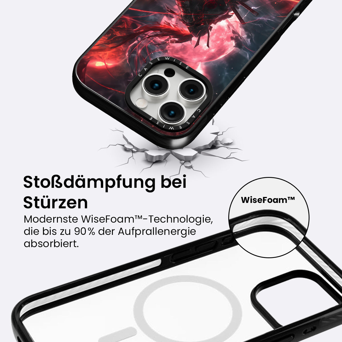Roter Blitzschwert Samurai - Hülle