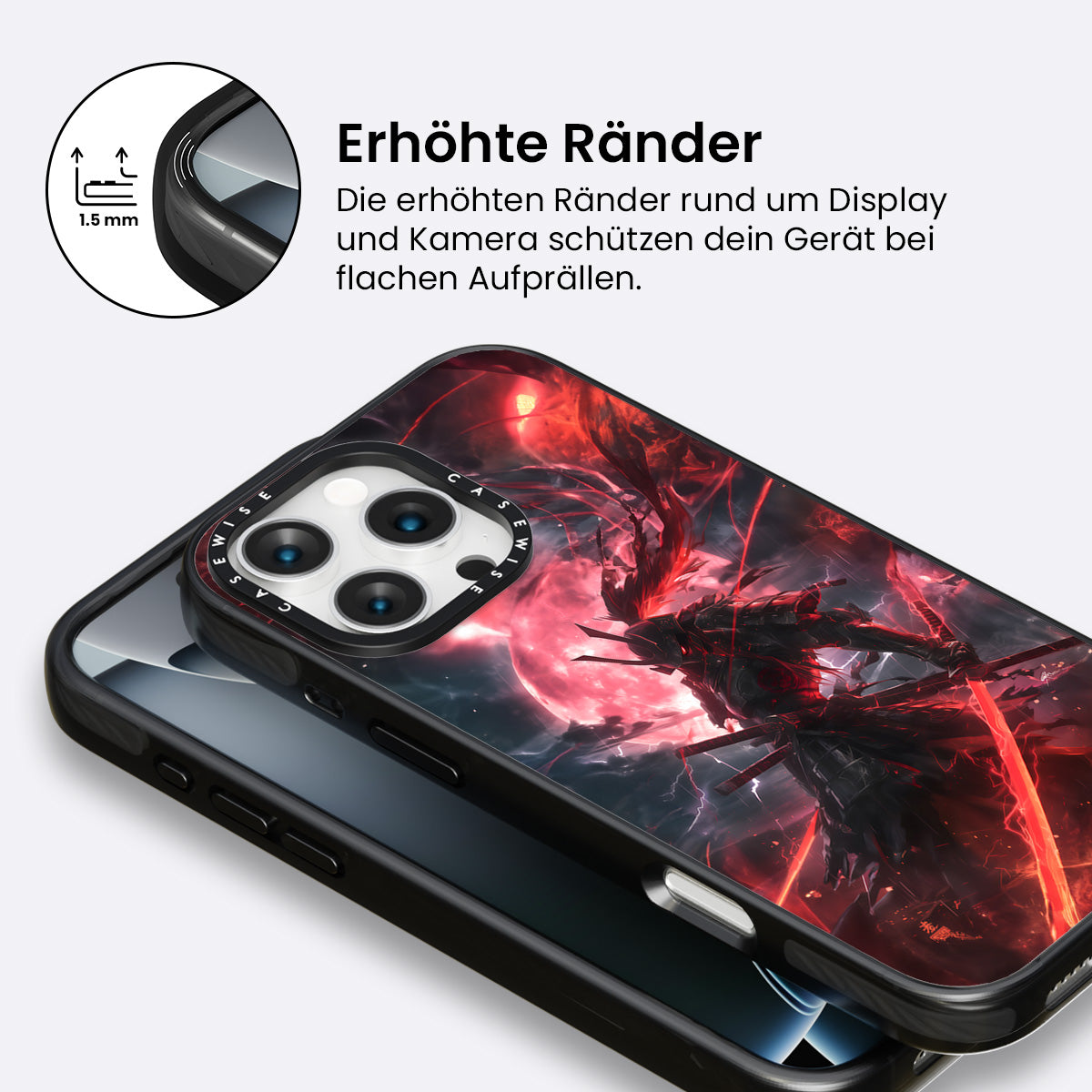 Roter Blitzschwert Samurai - Hülle