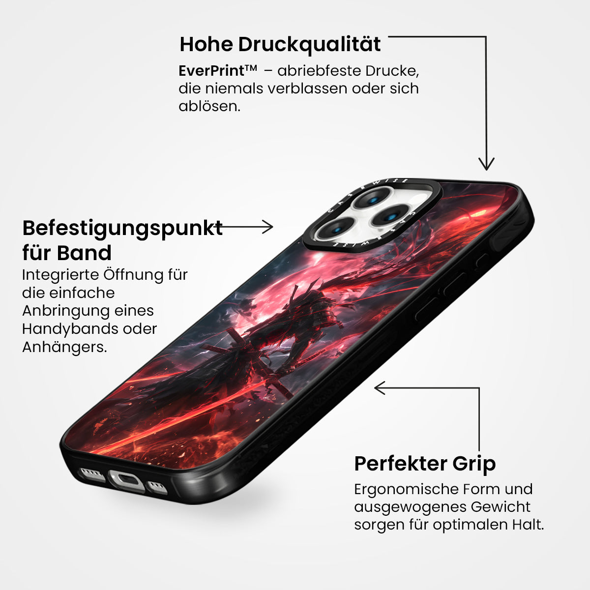Roter Blitzschwert Samurai - Hülle