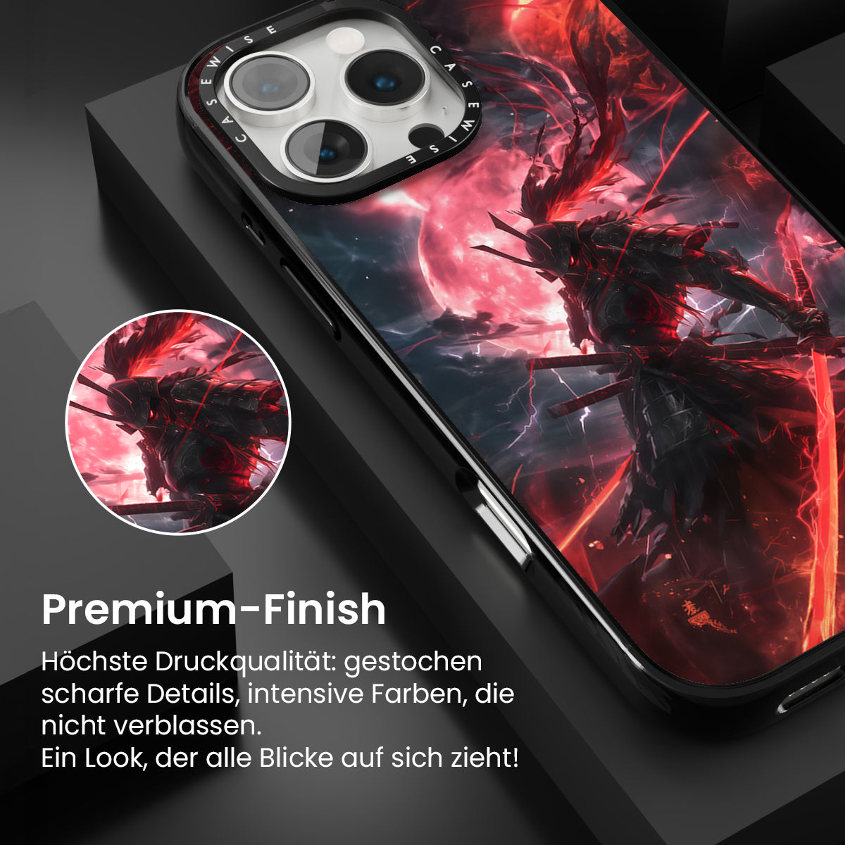 Roter Blitzschwert Samurai - Hülle