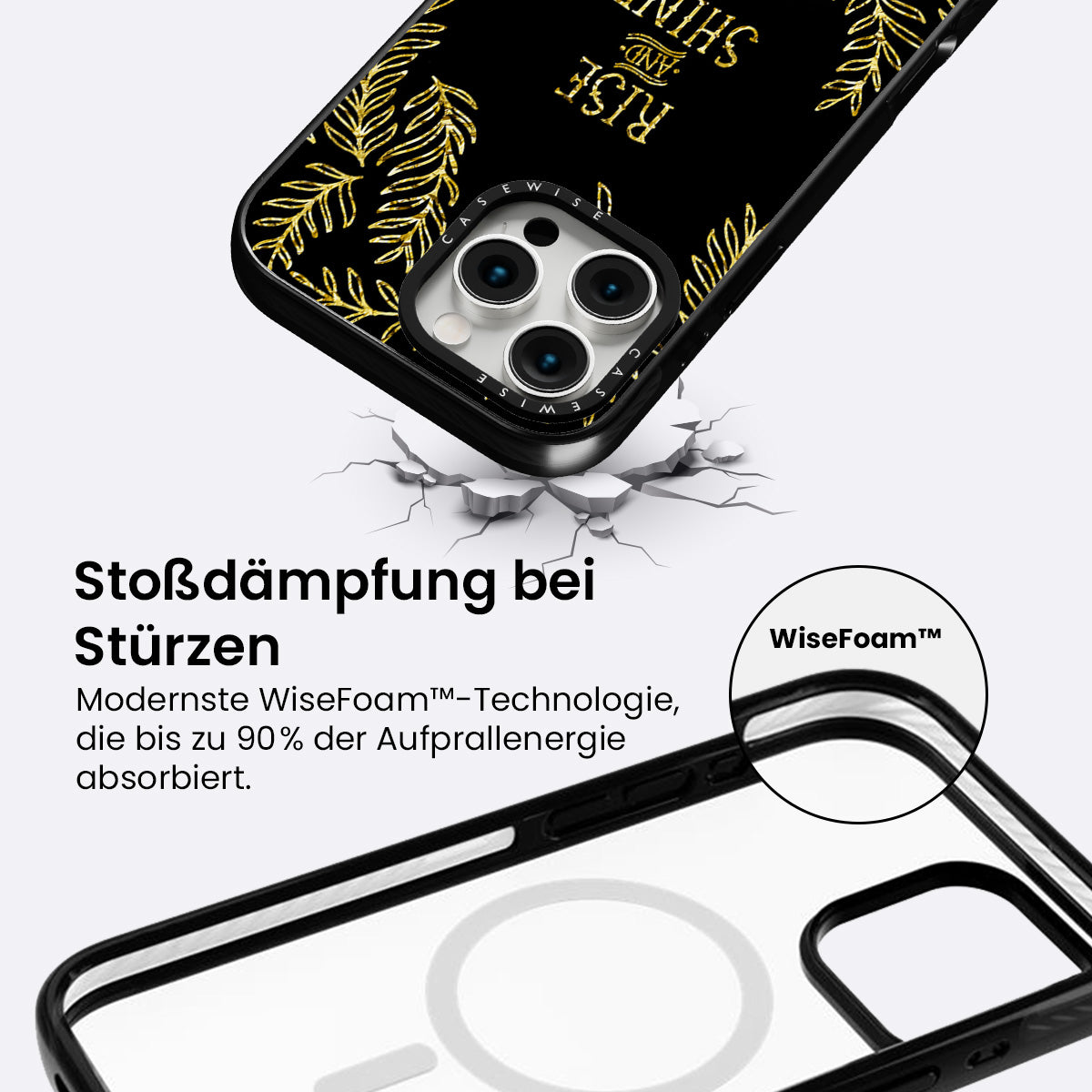 Grafikaufstieg & Shine |Schwarz & Gold - Hülle