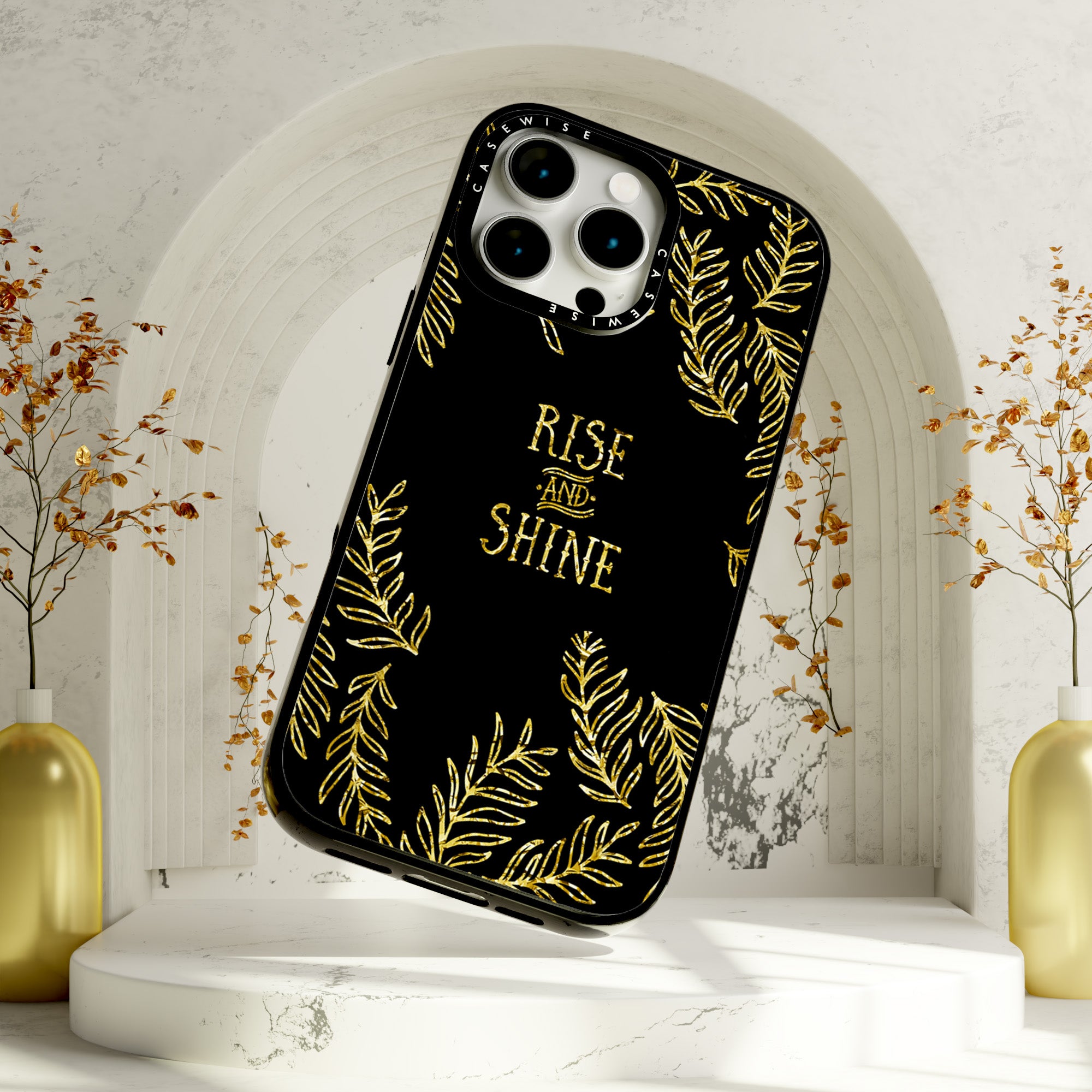 Grafikaufstieg & Shine |Schwarz & Gold - Hülle