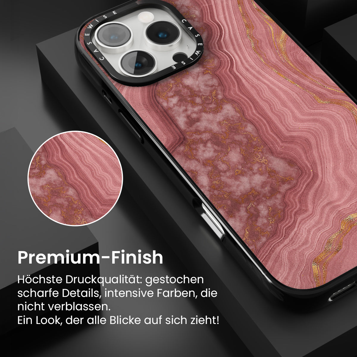Pink Achat Textur 03 - Hülle