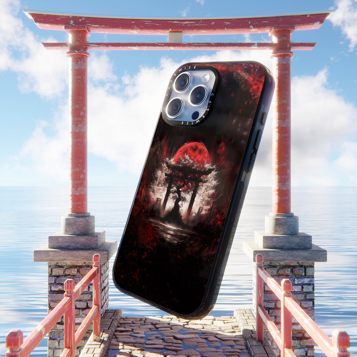 Dunkler Torii -Tor - Hülle