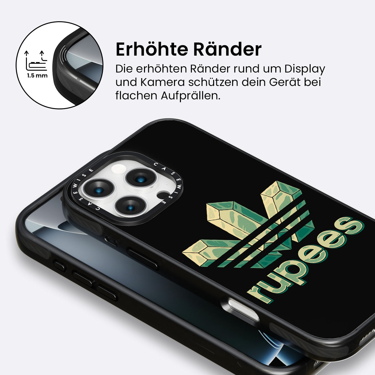 Rupien schwarz - Hülle