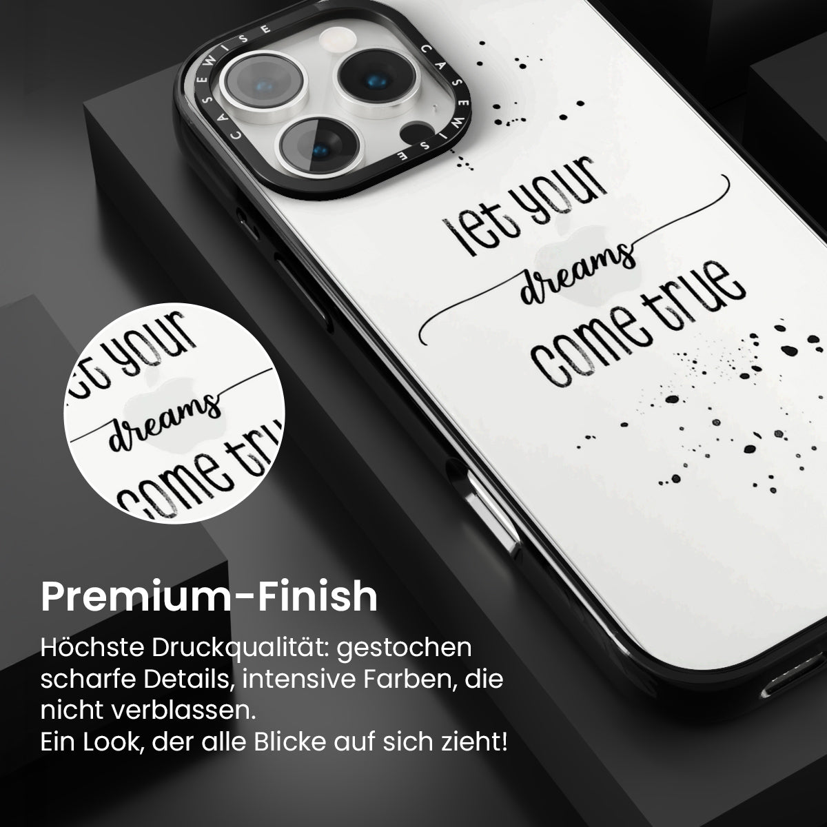 Text Kunst lassen Ihre Träume wahr werden - Hülle