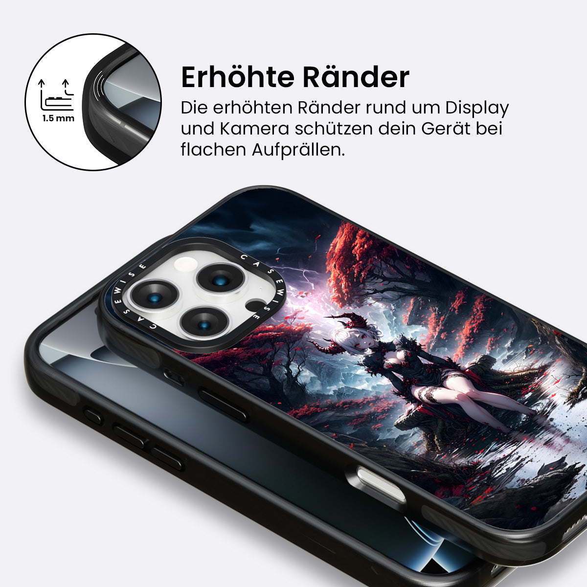 Mystische Fantasie -Anime -Mädchen - Hülle