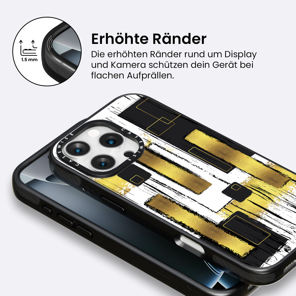 Abstrakter Kunst lebhafter geometrischer Spaß - Hülle