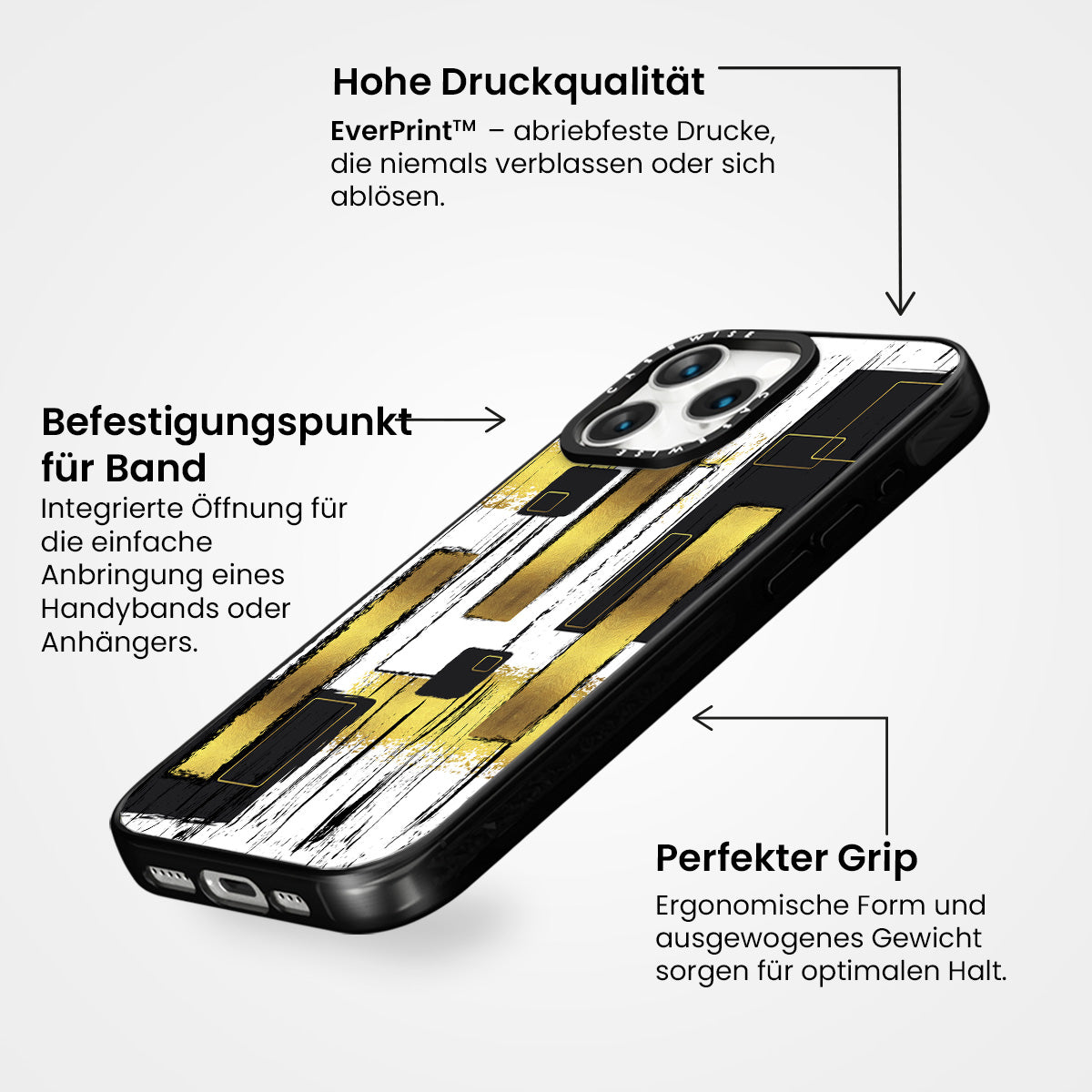 Abstrakter Kunst lebhafter geometrischer Spaß - Hülle