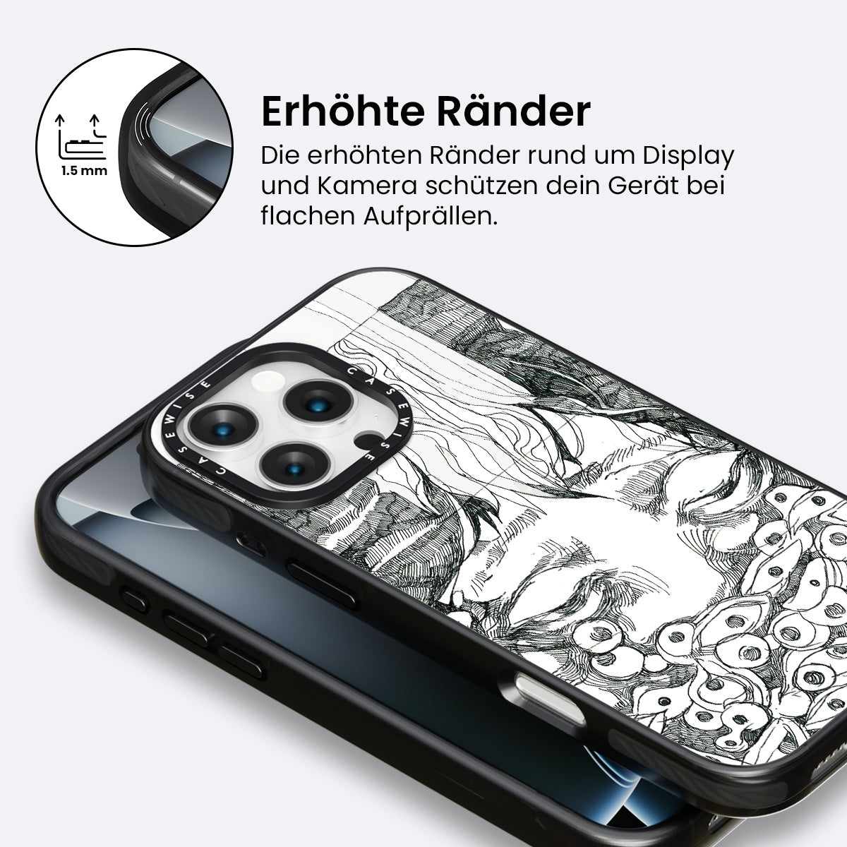 Verstecktes Gesicht - Hülle