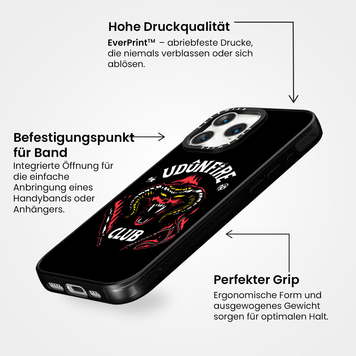 Udun Fire Club schwarz - Hülle