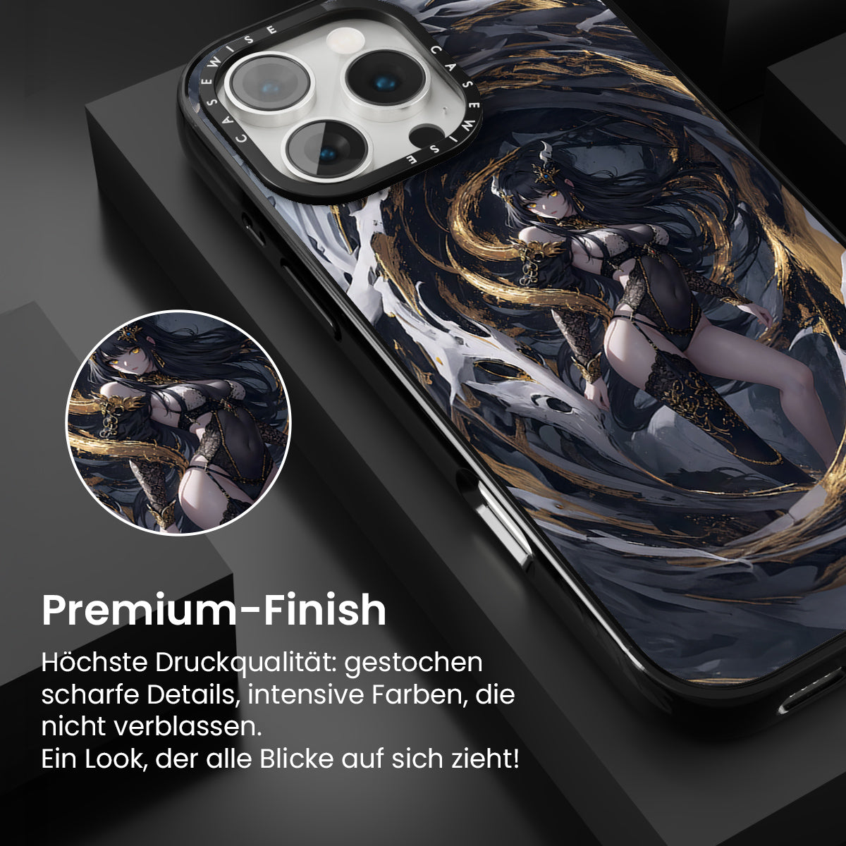 Goldenes schwarzes Mädchen - Hülle