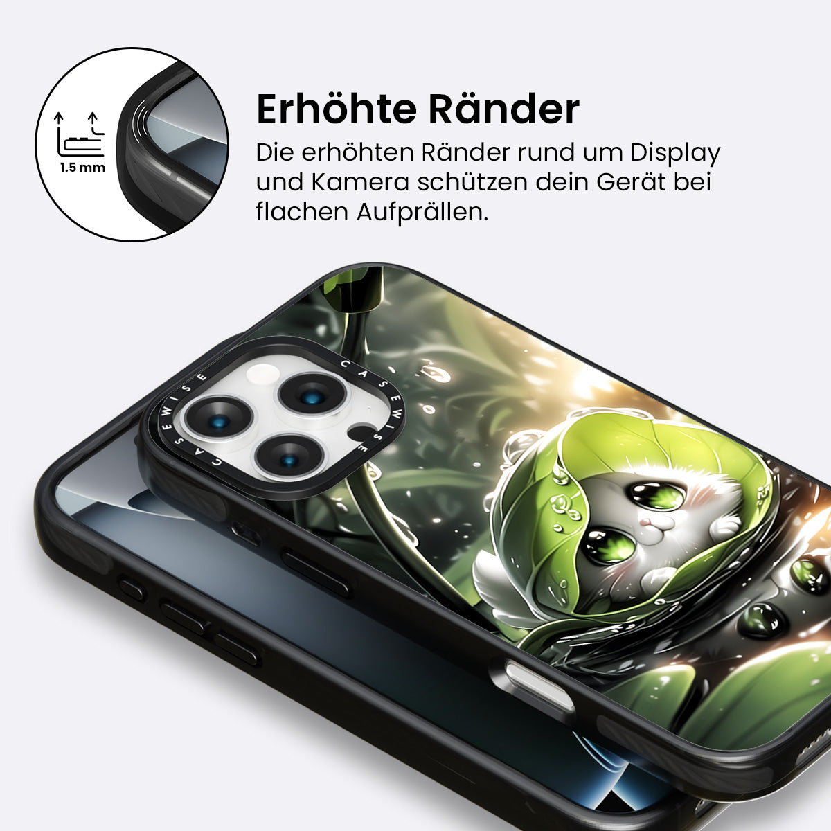 Süßes Kaninchen auf Searose - Hülle