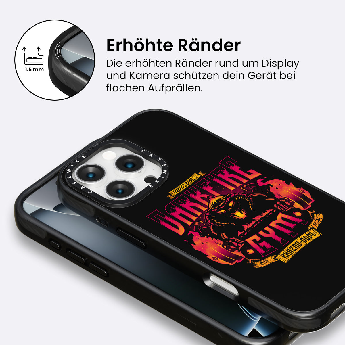 Darkfire Gym schwarz - Hülle